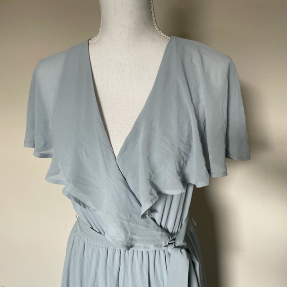 Show me your mumu Audrey Maxi Dress S Steep blue - Picture 7 of 14